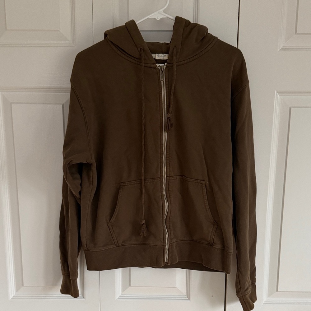 John Galt Brandy Melville Brown Hoodie